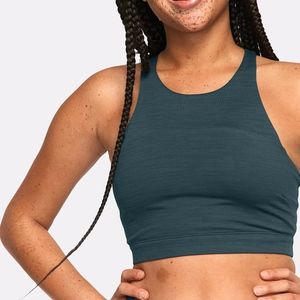 Outdoor Voices TechSweat Crop Top Evergreen XS